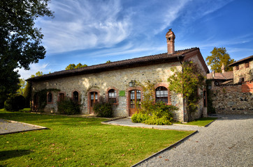 Tourist destination in northern Italy, Grazzano Visconti