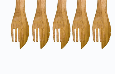 Wooden clean utensils