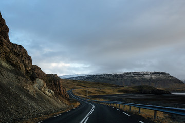 Fantastic landscape of the south Iceland. Autumn