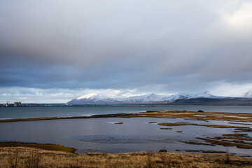 Fantastic landscape of the south Iceland. Autumn