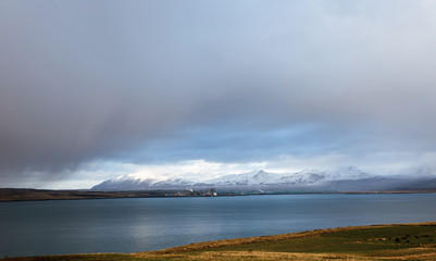 Fantastic landscape of the south Iceland. Autumn