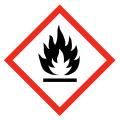 GHS Symbol Entzündlich nach REACH Verordnung
