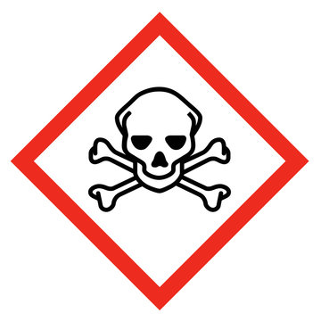 GHS Symbol Giftig nach REACH Verordnung