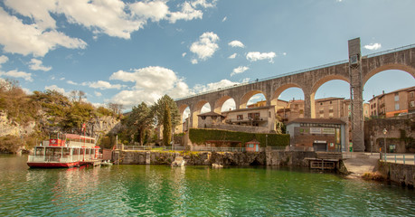 Canal de la Bourne Saint Nazaire en Royans  in the Auvergne Rhône Alpes region Travel Frence