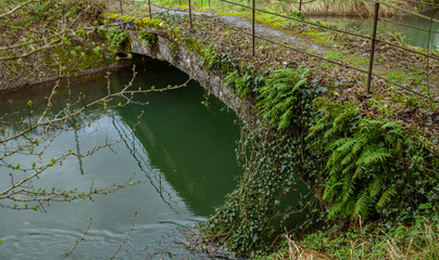 Aquaduct  Saint-Nazaire-en-Royans  in the Auvergne-Rhône-Alpes Frence