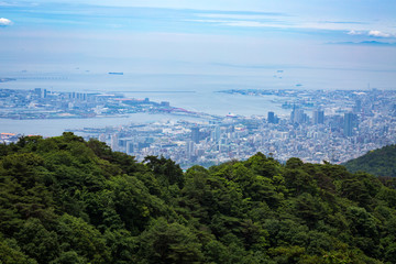 Kobe City in Mount Rokko