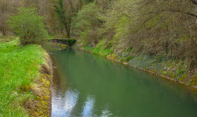 Aquaduct  Saint-Nazaire-en-Royans  in the Auvergne-Rhône-Alpes Frence