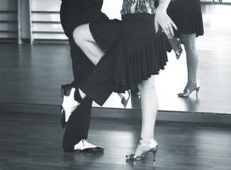 Ballroom dance dancers