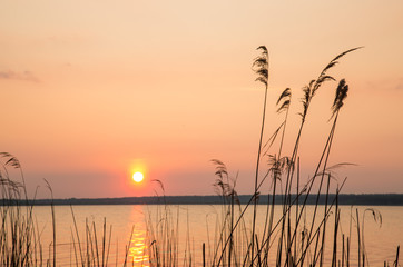 Sonnenuntergang am See