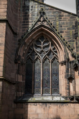 Fototapeta na wymiar Kirchenfenster - Chester - England