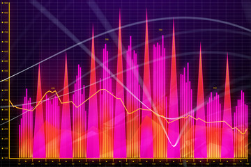 Abstract forex diagram