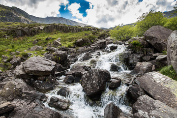 Wasserfall im Nationalpark Snowdonia - Wales