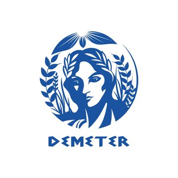 Greek Goddess Demeter  Illustration