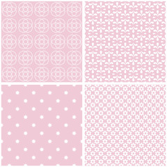Different vector seamless patterns.