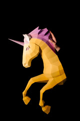 Unicorn - a mythical being symbolizing integrity © dmytrobandak