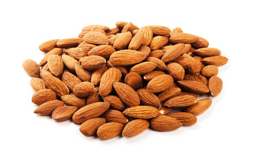Heap of almonds