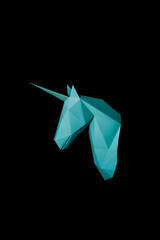 Unicorn - a mythical being symbolizing integrity © dmytrobandak