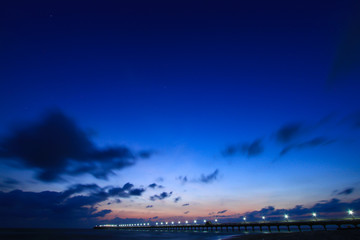Obraz na płótnie Canvas Beautiful sky at twilight time for background