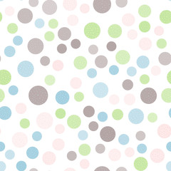 Seamless pattern with star elements arranged in a sphere. 