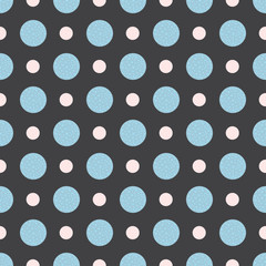 Seamless pattern with star elements arranged in a sphere. 