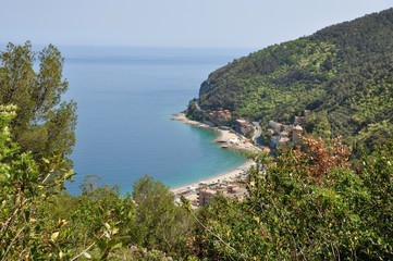 Fototapeta na wymiar Noli an der ligurischen Riviera (Italien)