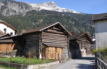 Fototapeta na wymiar Schweiz (Graubünden) - Andeer