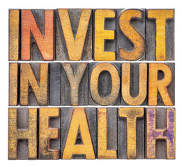 invest in your health concept