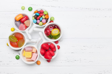 Naklejka na ściany i meble Colorful sweets
