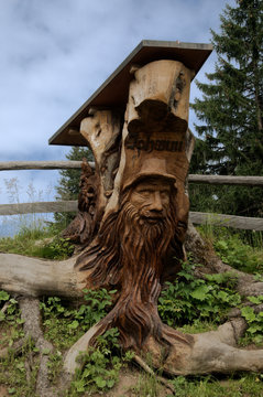 Treebeard of Flumserberg, Carving in the Swiss Alps