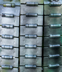 Abstract metal texture. From old metal parts of engines