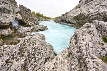 Fototapeta na wymiar mountain river in the Montenergo