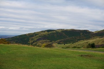 View to Arthur's seat from Calton Hill