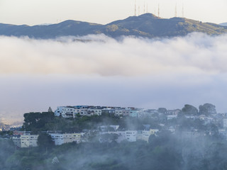 Beautiful aerial view from the famous Twin Peak