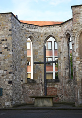 The Aegidienkirche (Saint Giles church),  church destroyed in World War II, Hanover, Germany