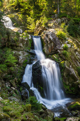 Germany, Terraces of triberg nature waterfalls in black forest landscape