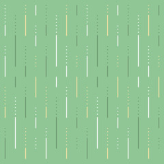 Lines and dots background, green abstract pattern, linear design