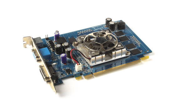 Old video card from a computer