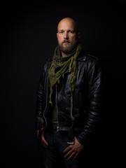 Naklejka premium Biker