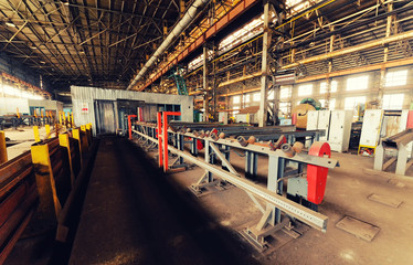 Interior of industrial or metallurgical plant