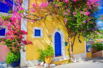 Street in Kefalonia, Greece