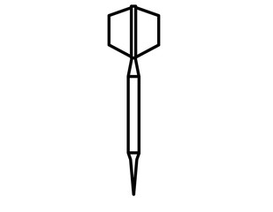 ダーツ下(線画)