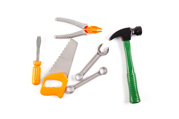 Toy tool isolated on white