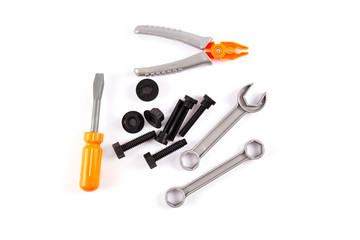 Toy tool isolated on white