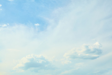 Blue sky with clouds