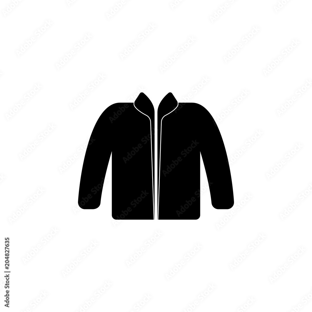 Aufkleber jacket icon. element of theter for mobile concept and web apps. detailed jacket icon can be used for