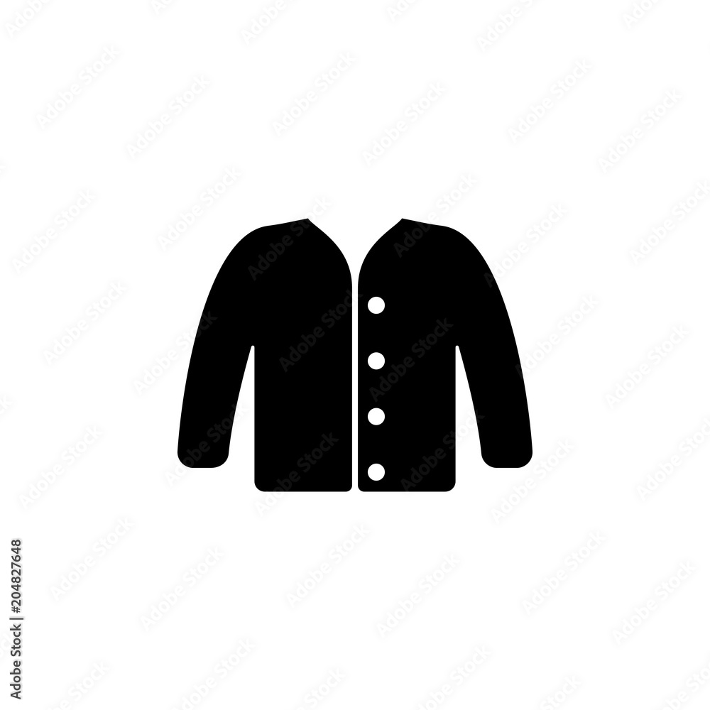 Poster summer jacket icon. element of theter for mobile concept and web apps. detailed summer jacket icon c