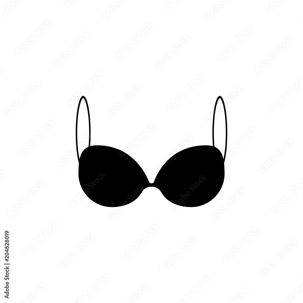 Poster bra icon. element of theter for mobile concept and web apps. detailed bra icon can be used for web a