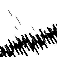 Abstract geometric shapes background with dotted lines