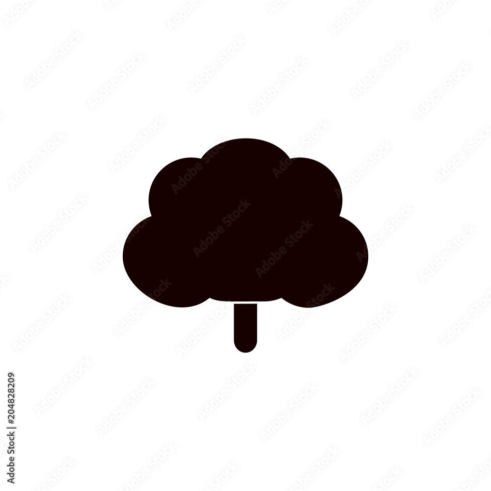 Poster tree icon. element of farm for mobile concept and web apps. detailed tree icon can be used for web a