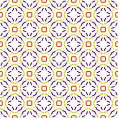 Ancient Geometric pattern in repeat. Fabric print. Seamless background, mosaic ornament, ethnic style. 